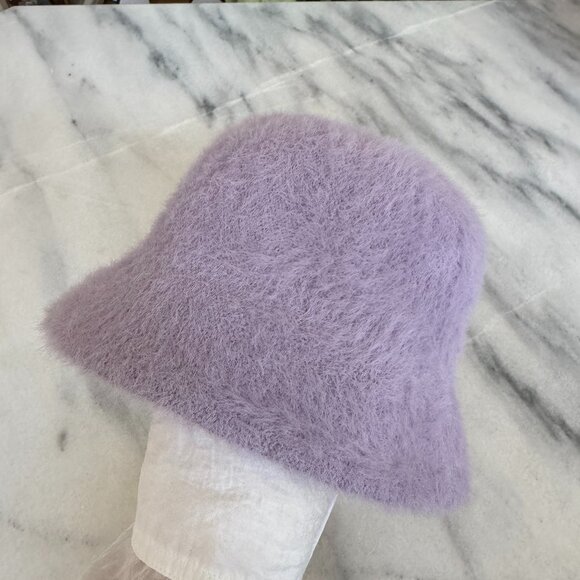 Purple Furry Bucket Hat - Picture 1 of 3
